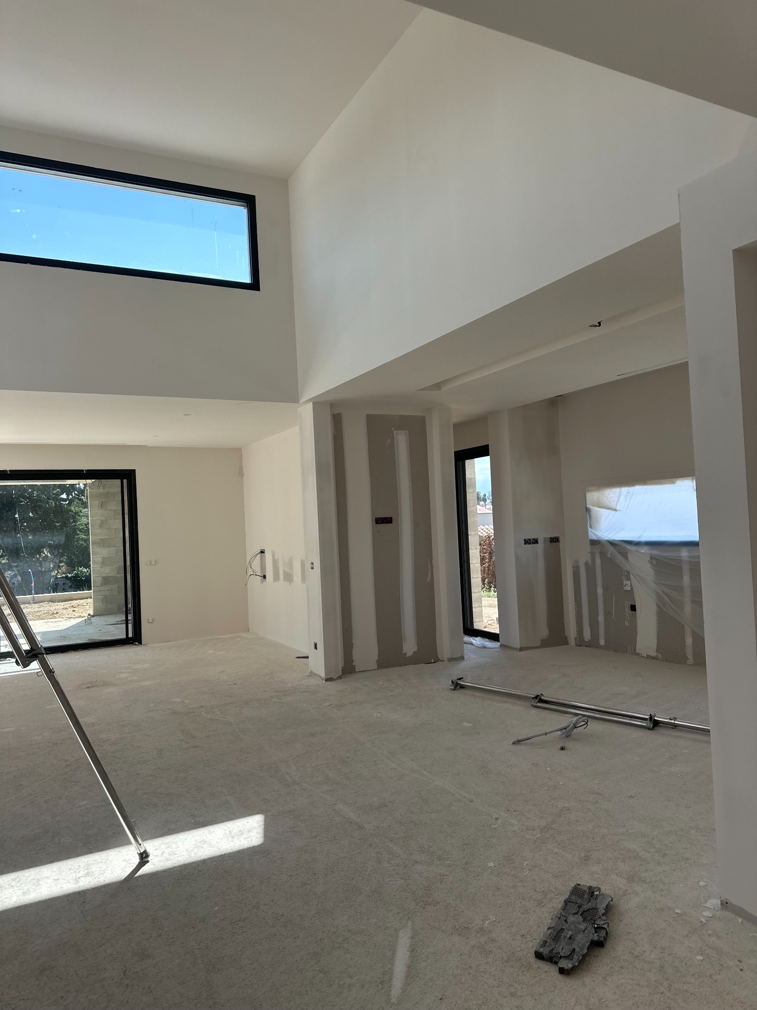 Avant travaux : surface à préparer